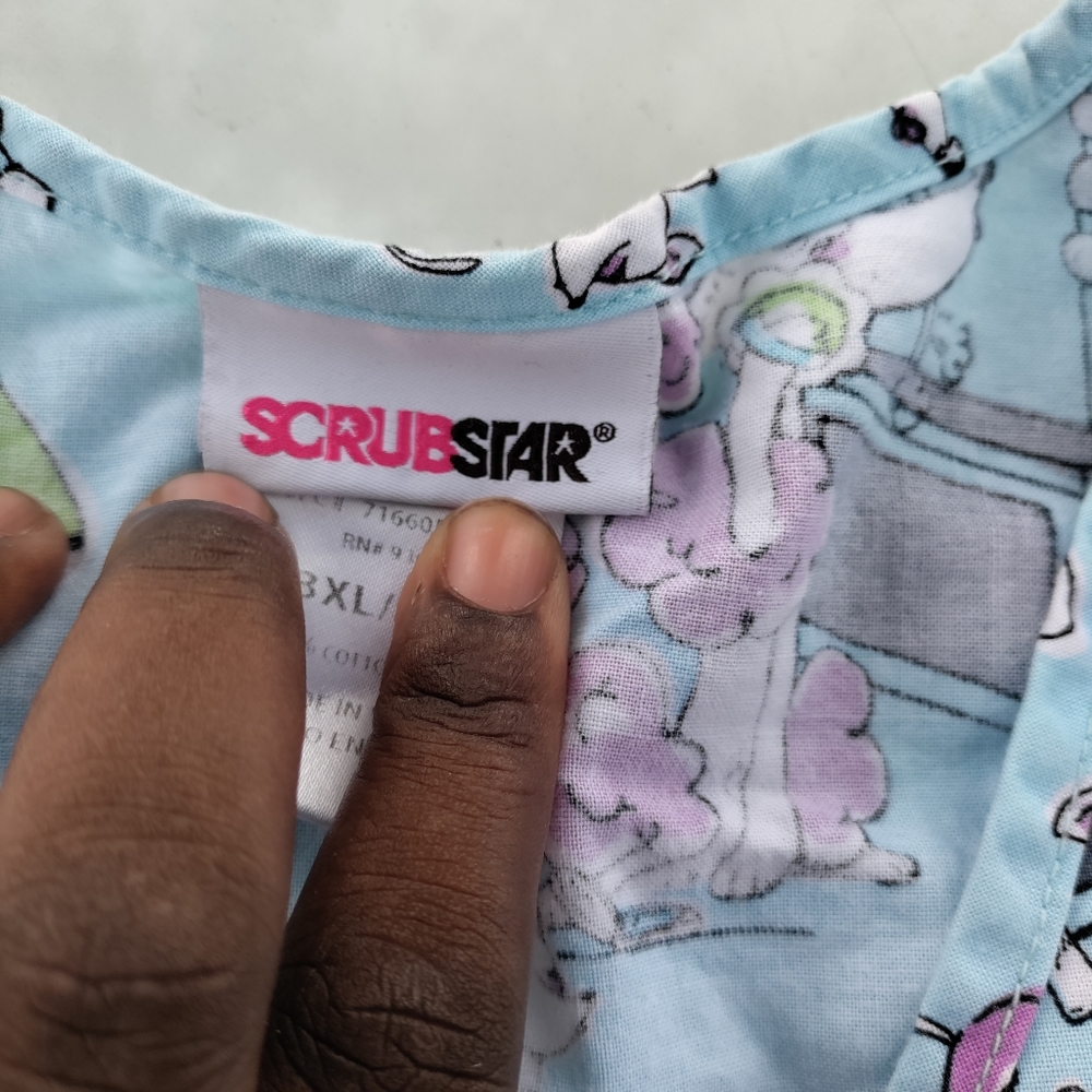 Dog lover Scrub Top